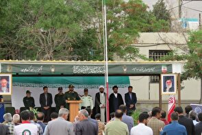 برگزاری صبحگاه مشترک سوم خرداد در سپاه میامی+تصاویر