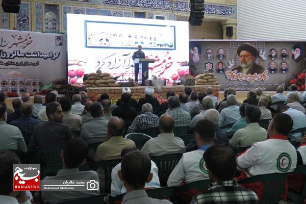 برگزاری مراسم بزرگداشت سال روز آزادسازی خرمشهر در کنگان/ تجلیل از خانواده شهدا و ایثارگران کنگانی حماسه آزادسازی خرمشهر