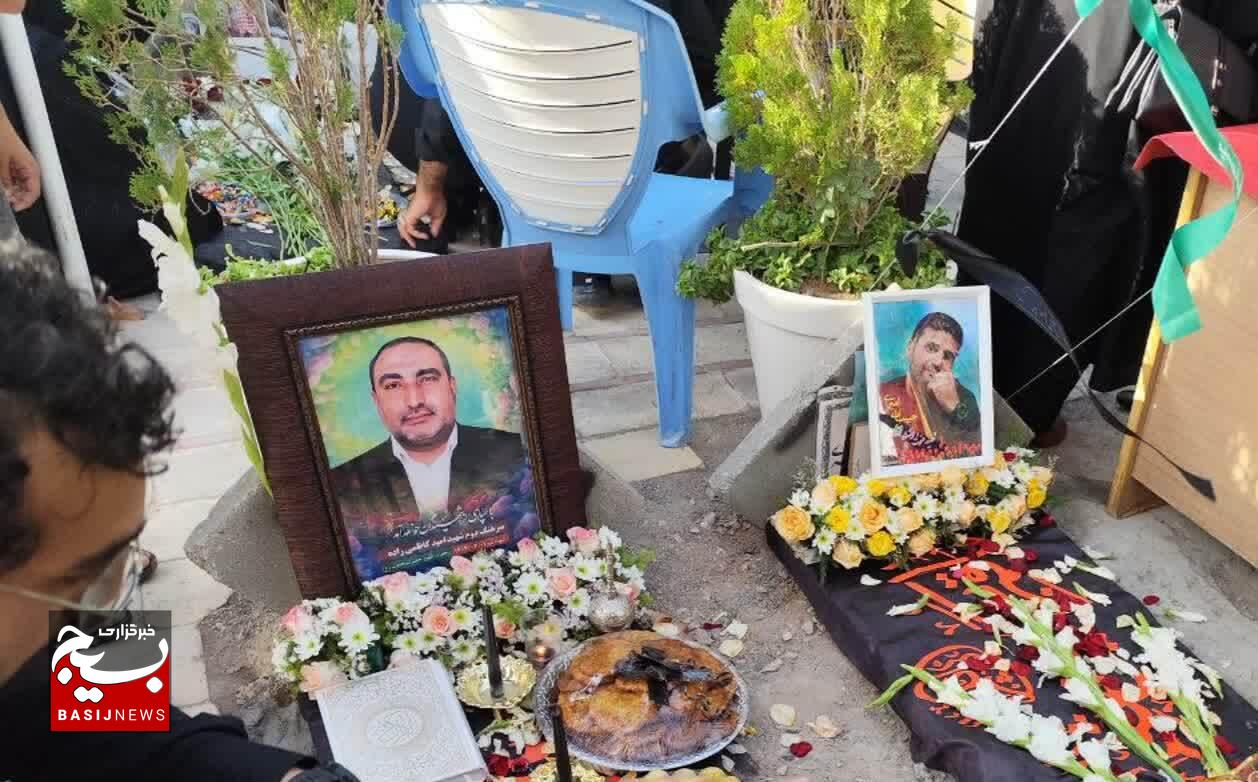 برگزاری مراسم هفتمین روز شهدای اقتدار ایران در گلزار شهدای استان کرمان
