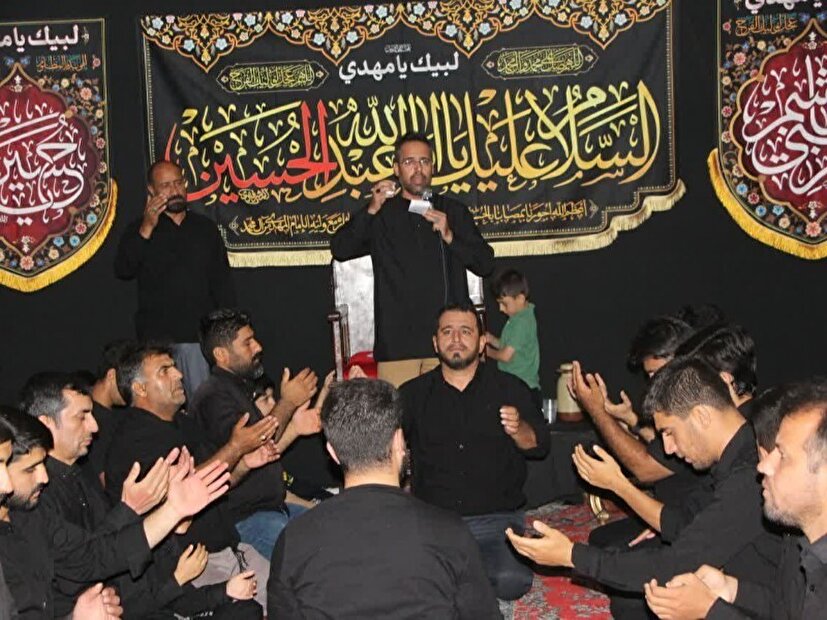 عزاداری پرشور هیئت جامعه المهدی(عج) ایلام
