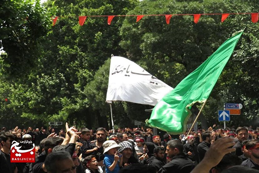 تاسوعا؛ خروش عزاداران حسینی در دارالمومنین همدان
