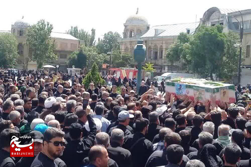 همدان، در سوگ سربازی که با خون خود، امنیت را امضا کرد