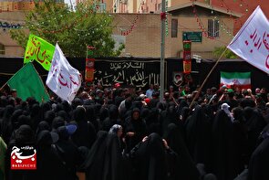 عزاداری ظهر عاشورا در مسجد امام رضا (ع) شهرک پیام ماهدشت