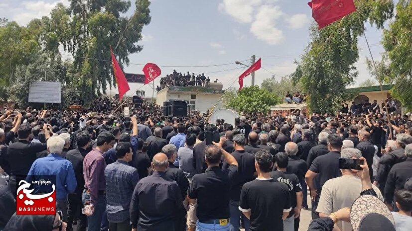 سوگواری مردم گیلان در عزای سیدالشهدا و یاران باوفایش  روز عاشورا