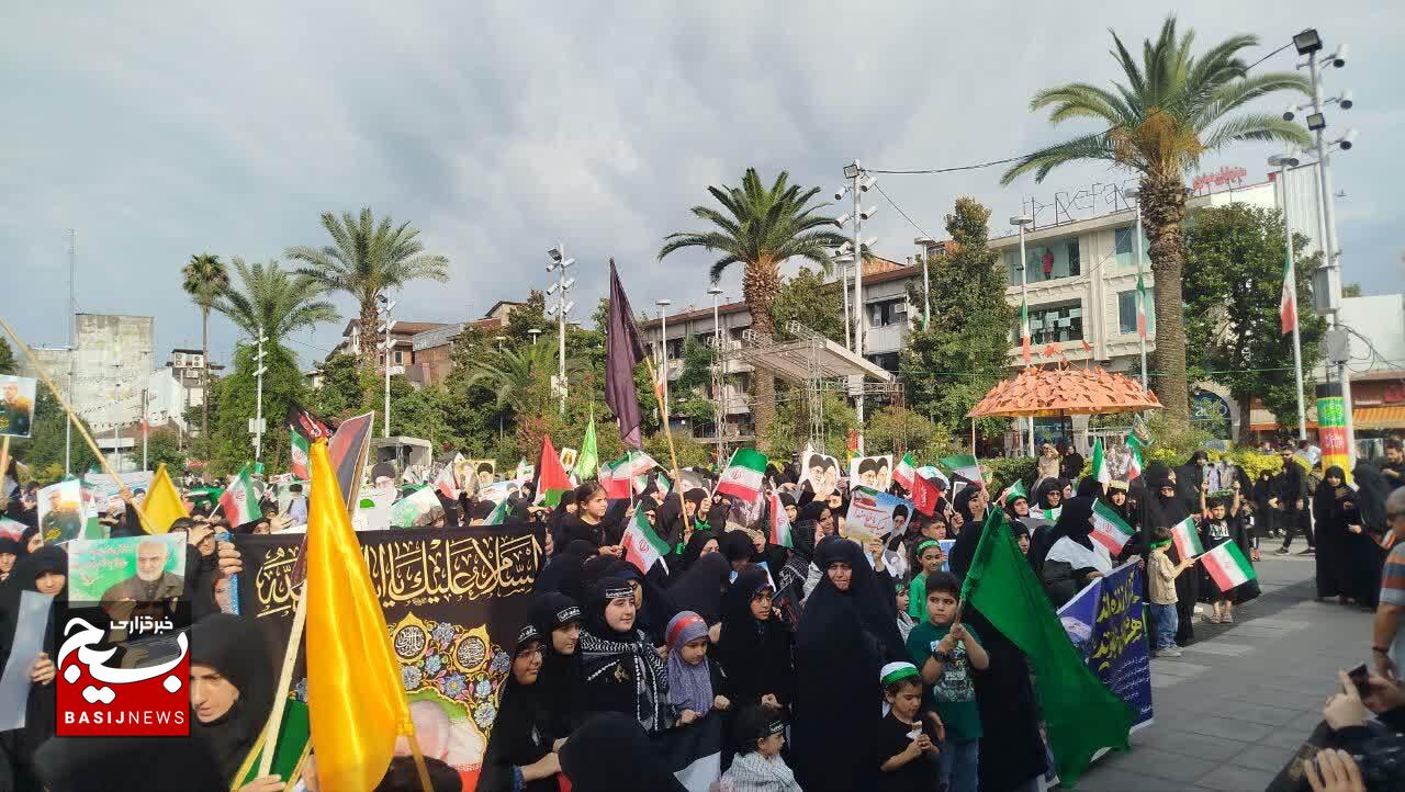 اجتماع عظیم زینبیون در رشت برگزار شد