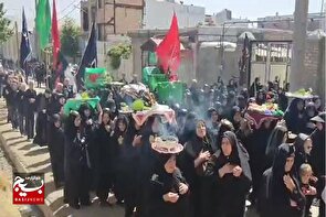 آیین خنچه‌بران قوم اسد با قدمت ‌۱۲۱ سال در روستای تکه  نهاوند برگزار شد+فیلم