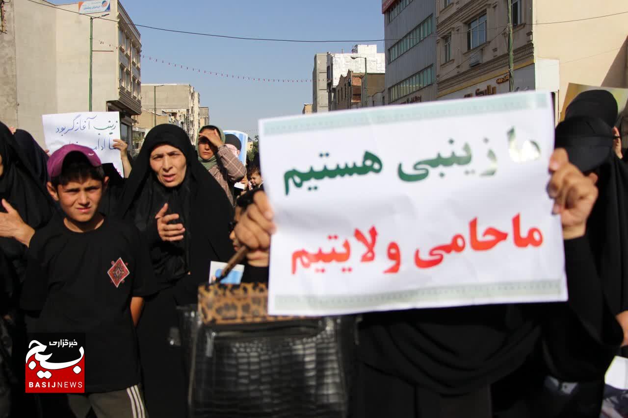 اجتماع بزرگ زینبیون در زنجان برگزار شد