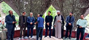 آیین تجلیل از خادمان یادواره شهدای اصناف و مشاغل ساختمانی برگزار شد