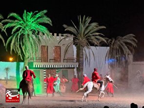 اجرای فصل دوم نمایش سوگواره عاشورایی «نگین آسمان» در فریمان + عکس و فیلم