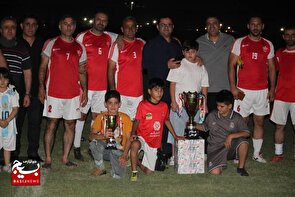 قهرمانی تیم پیشکسوتان پرسپولیس باغملک در یادواره شهدای قلعه‌تل باغملک
