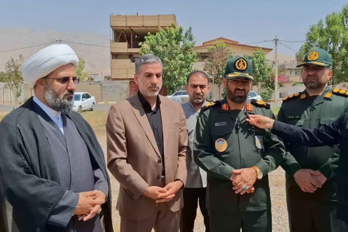 حوزه مقاومت بسیج پلدختر به نام شهید سردار سلامی نام‌گذاری می شود/ بهره برداری از استخرشنای سپاه تا سه ماه دیگر