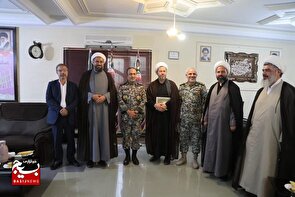 تقدیر آیت‌الله شعبانی از رشادت‌های نیروهای نظامی کبودراهنگ در جنگ ۱۲ روزه+تصاویر