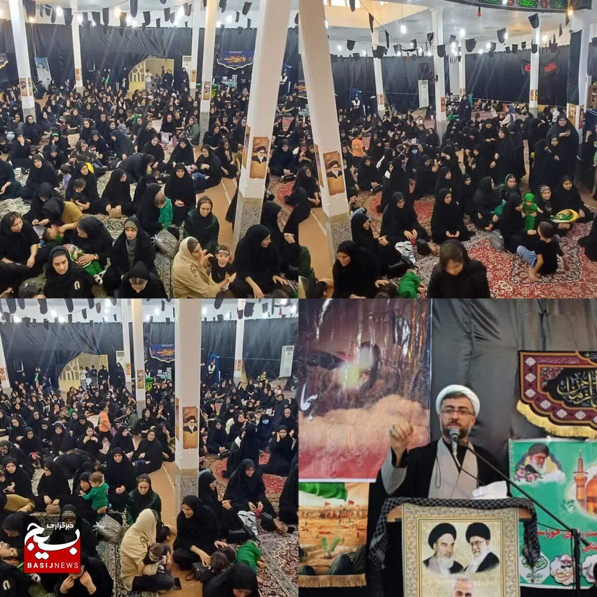 مراسم شیرخوارگان حسینی در هفتکل برگزار شد