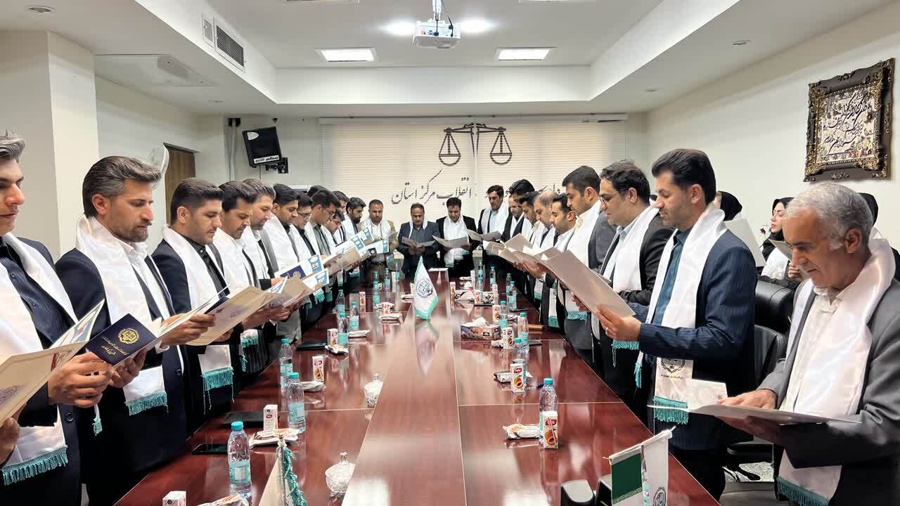 تحلیف ۳۴ وکیل جدید در کهگیلویه و بویراحمد