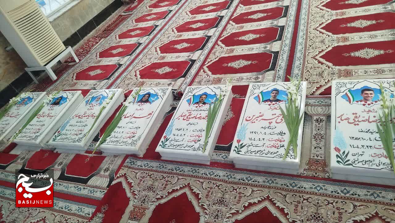 حضور وزیر دادگستری در گلزار شهدای آستانه اشرفیه