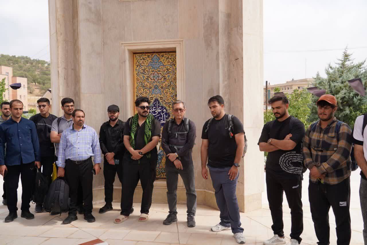 اعزام دانشجویان دانشگاه علوم پزشکی یاسوج به اربعین حسینی