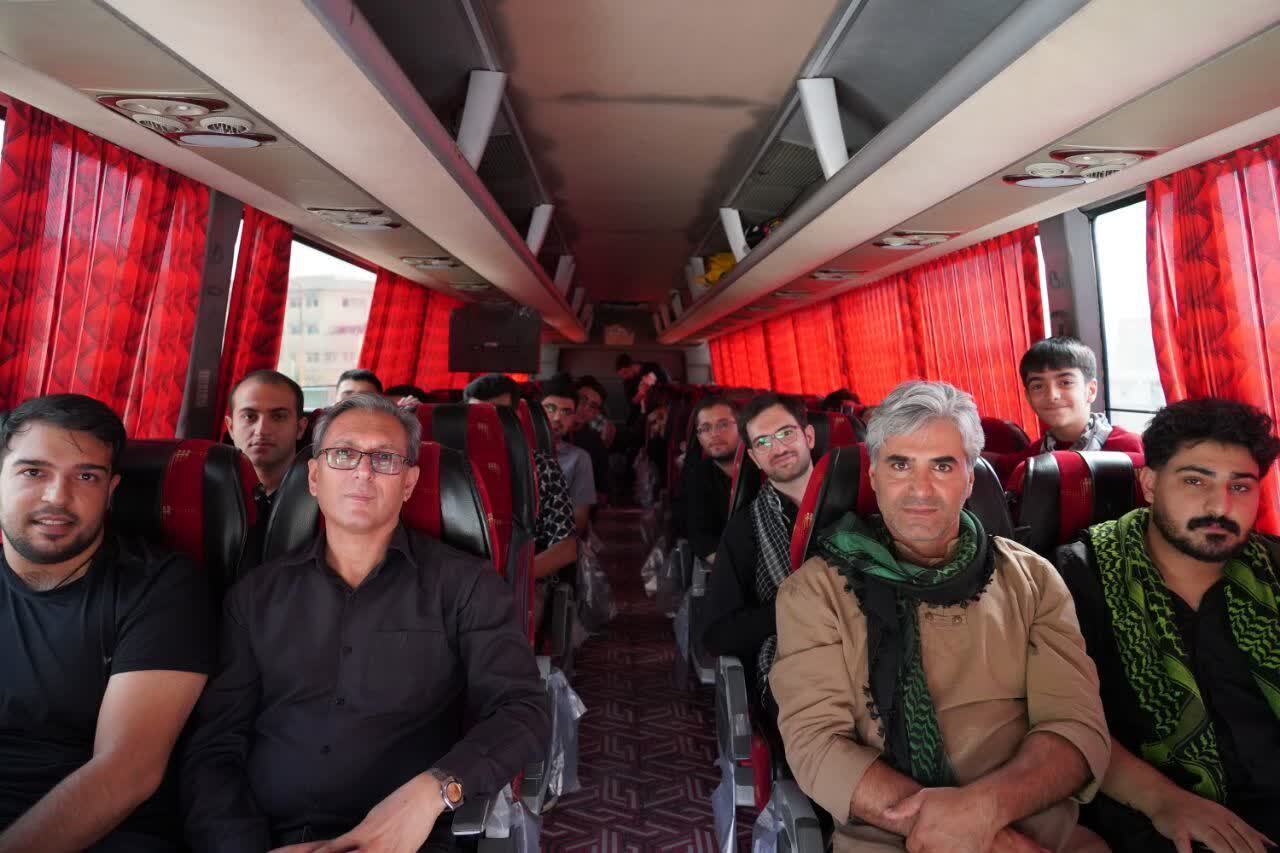 اعزام دانشجویان دانشگاه علوم پزشکی یاسوج به اربعین حسینی