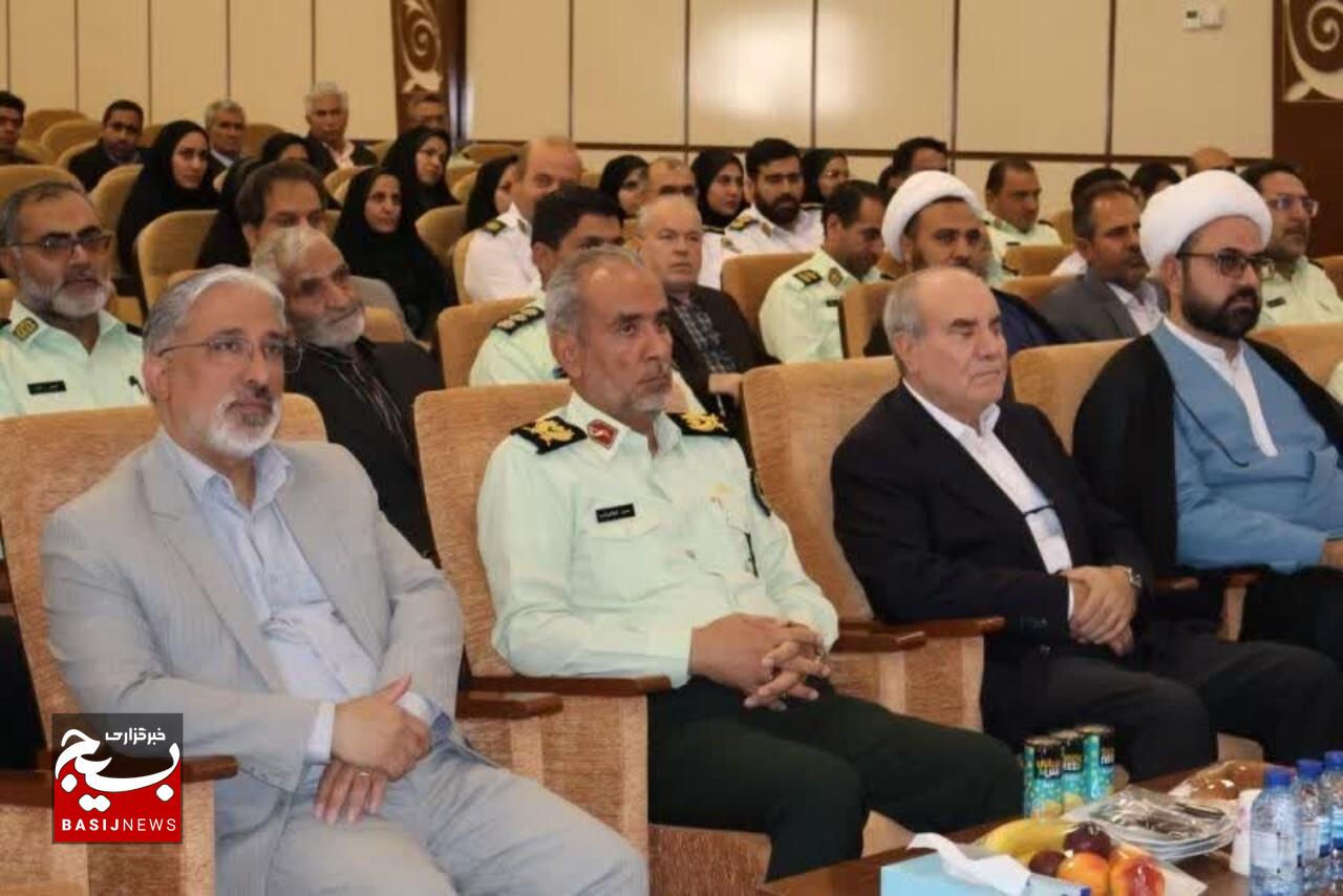 تکریم و معارفه فرمانده انتظامی شهرستان بیرجند با حضور فرمانده انتظامی خراسان‌جنوبی