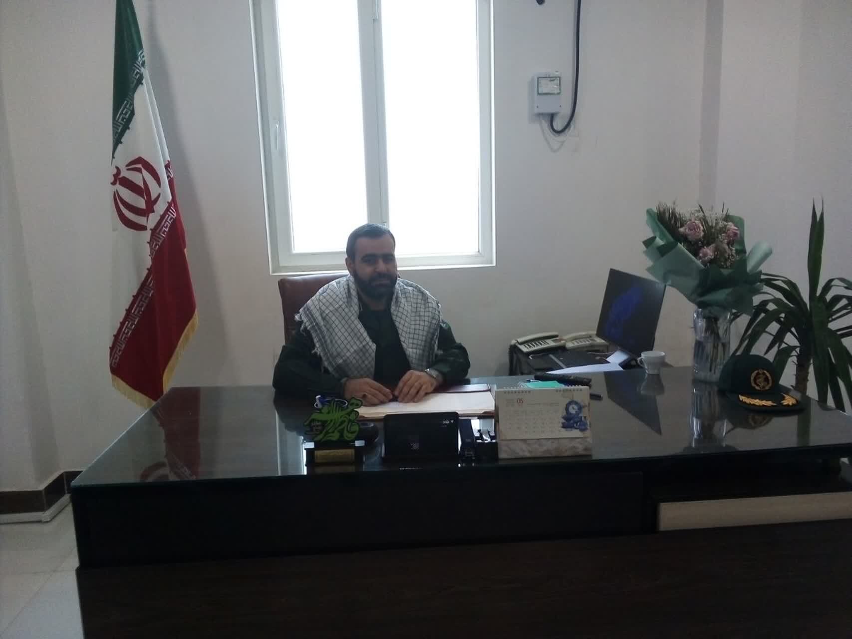 پیام تبریک فرمانده ناحیه آغاجاری بمناسبت روزخبرنگار