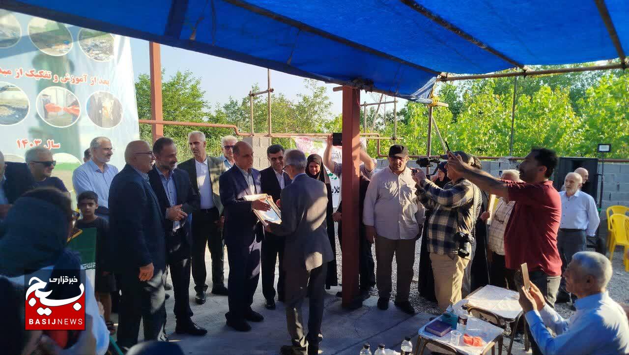 افتتاح طرح مدیریت پسماند روستای لسکوکلایه بزرگ بندر کیاشهر