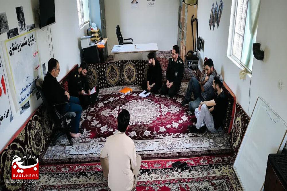 بازدید معاون فرهنگی سپاه انصارالحسین(ع) از پایگاه شهید عسگری اسدآباد