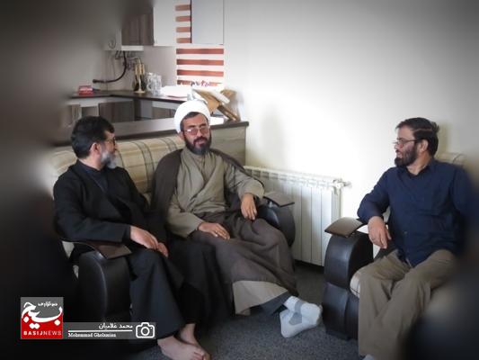 دیدار با روحانی آزاده رضا میرزایی در کنگان