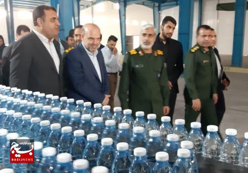 افتتاح کارخانه تولید آب آشامیدنی در هرمزگان توسط بسیج مهندسی صنعت و معدن کشور افتتاح کارخانه تولید آب آشامیدنی در هرمزگان توسط بسیج مهندسی صنعت و معدن کشور