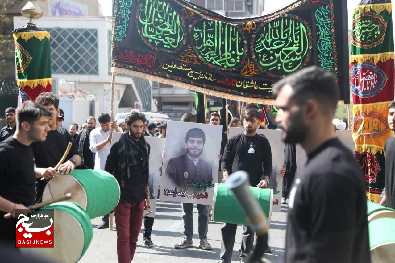 مراسم عزاداری و سینه‌رنی نیروهای مسلح به مناسبت ۲۸ صفر با حضور کارکنان و نیروهای سازمان بسیج مستضعفین