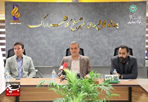 آینده‌ای روشن برای کلانشهر اراک/آغاز بتن‌ریزی عرشه پل فراهان، ۳۲۰۰ مترمکعب بتن در ۲۴ ساعت