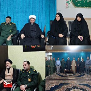 دیدار فرمانده سپاه محمودآباد با امام‌جمعه شهرستان محمودآباد وسرخ‌رود