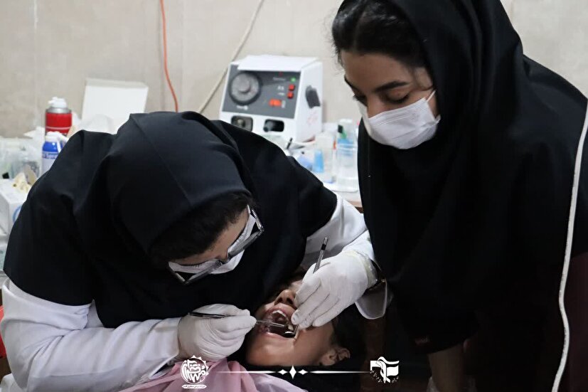 دستان پر مهر و محبت جهادگران کاشانی بر سر مردم بخش لوداب + ( فیلم و تصاویر)