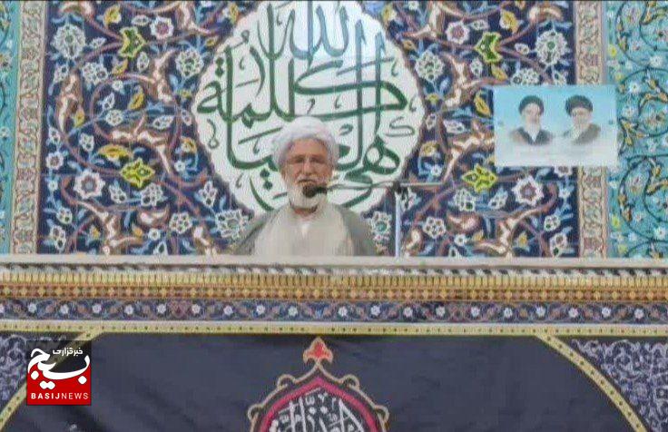 خطیب جمعه گناباد بر حفظ اتحاد مقدس ملت و دولت تأکید کرد خطیب جمعه گناباد بر حفظ اتحاد مقدس ملت و دولت تأکید کرد