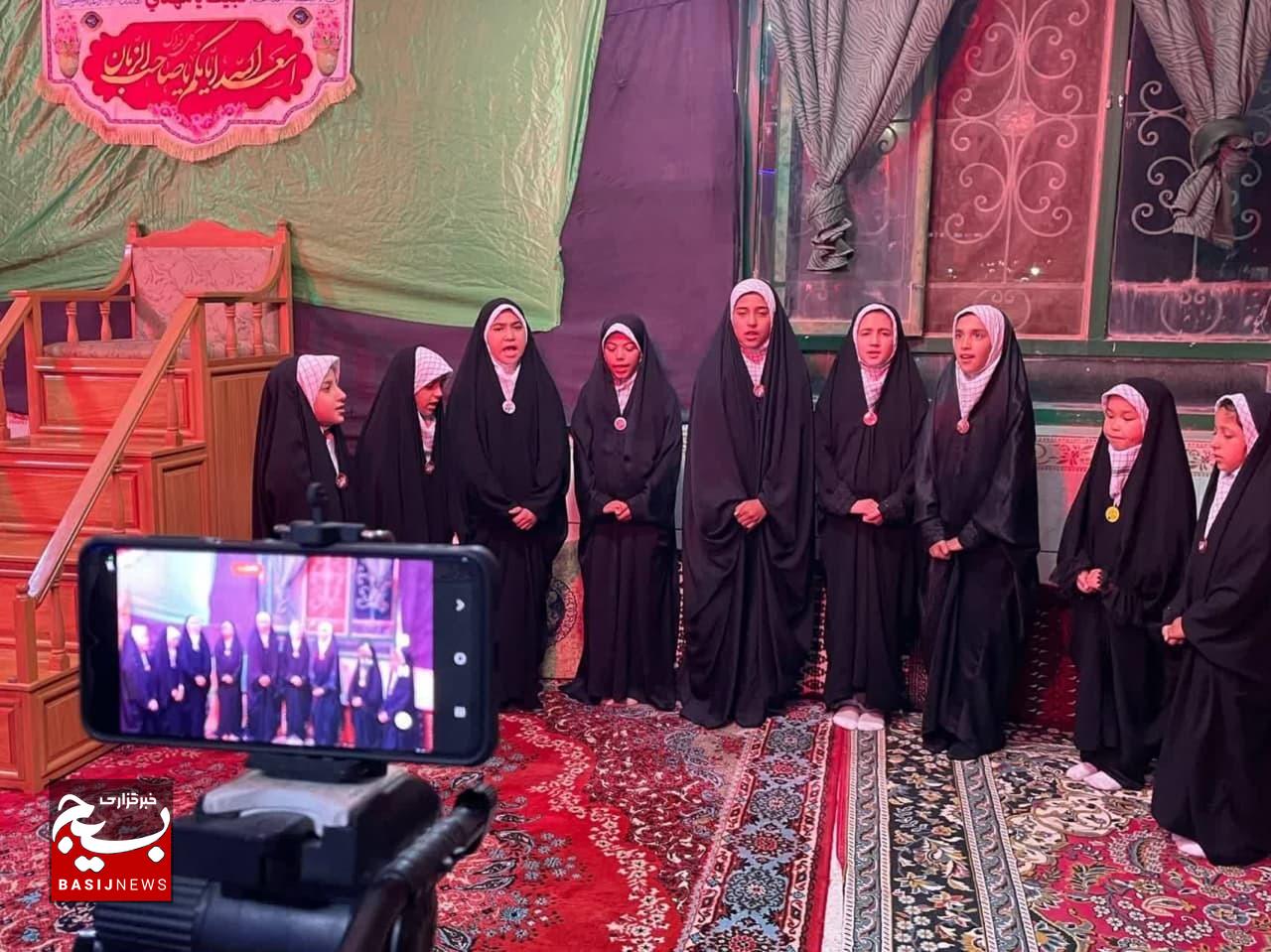 طنین جشن میلاد در مسجد امام حسن مجتبی (ع)؛ هیئت رقیه جان (س) سنگ تمام گذاشت