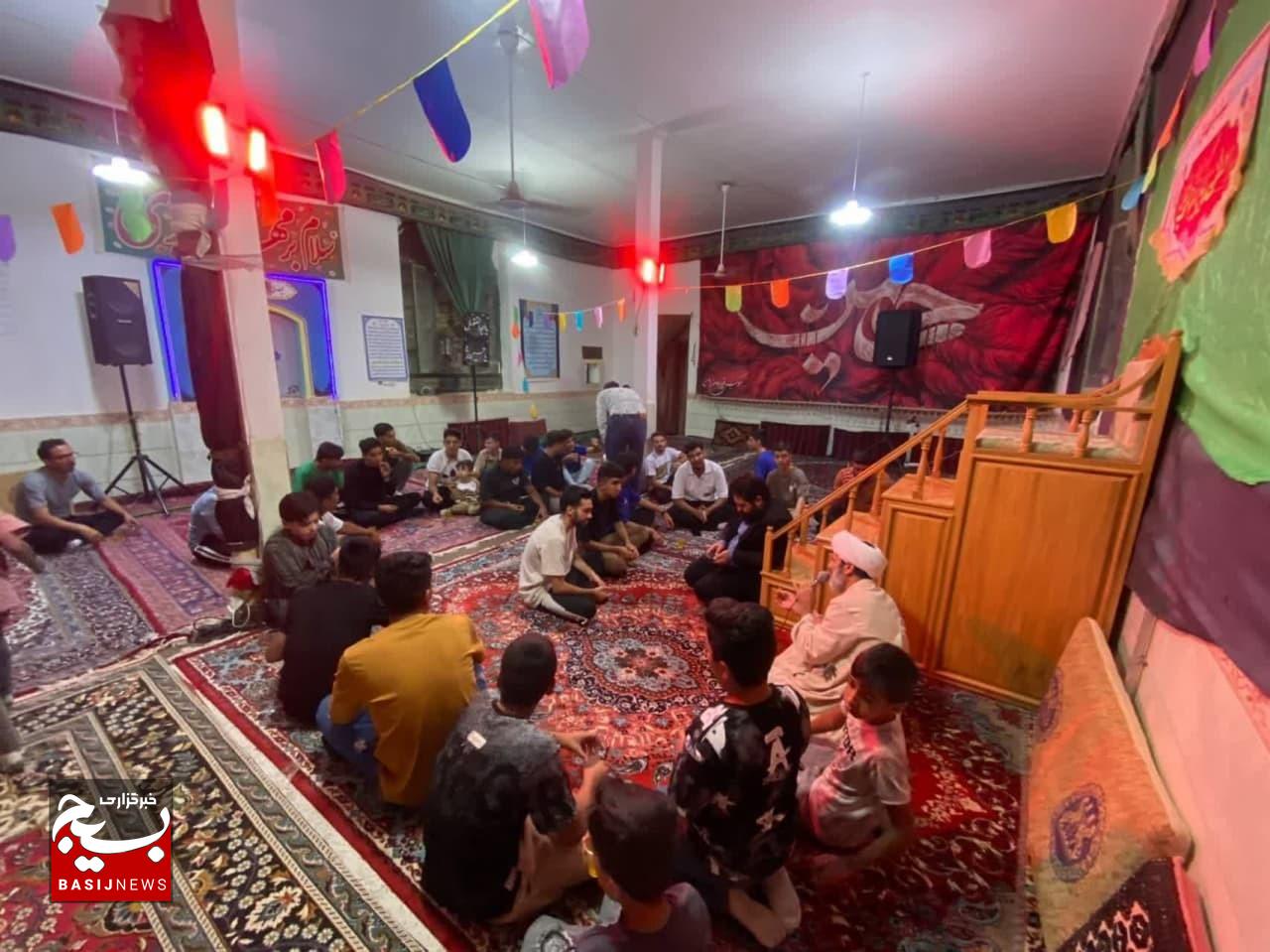 طنین جشن میلاد در مسجد امام حسن مجتبی (ع)؛ هیئت رقیه جان (س) سنگ تمام گذاشت