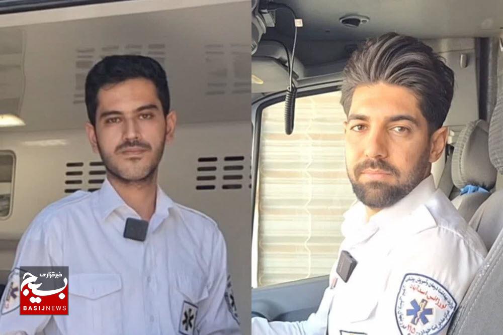 نجات بانوی اسدآبادی توسط اورژانس ۱۱۵