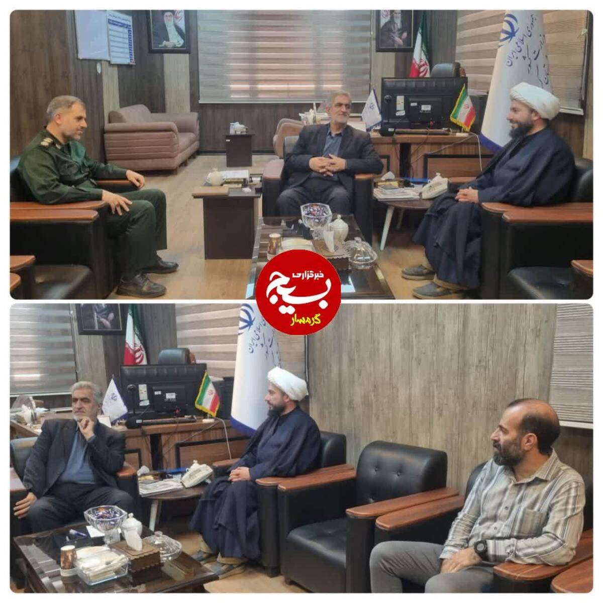 دیدار فرمانده سپاه گرمسار با فرماندار در آستانه کنگره سه‌هزار شهید استان سمنان