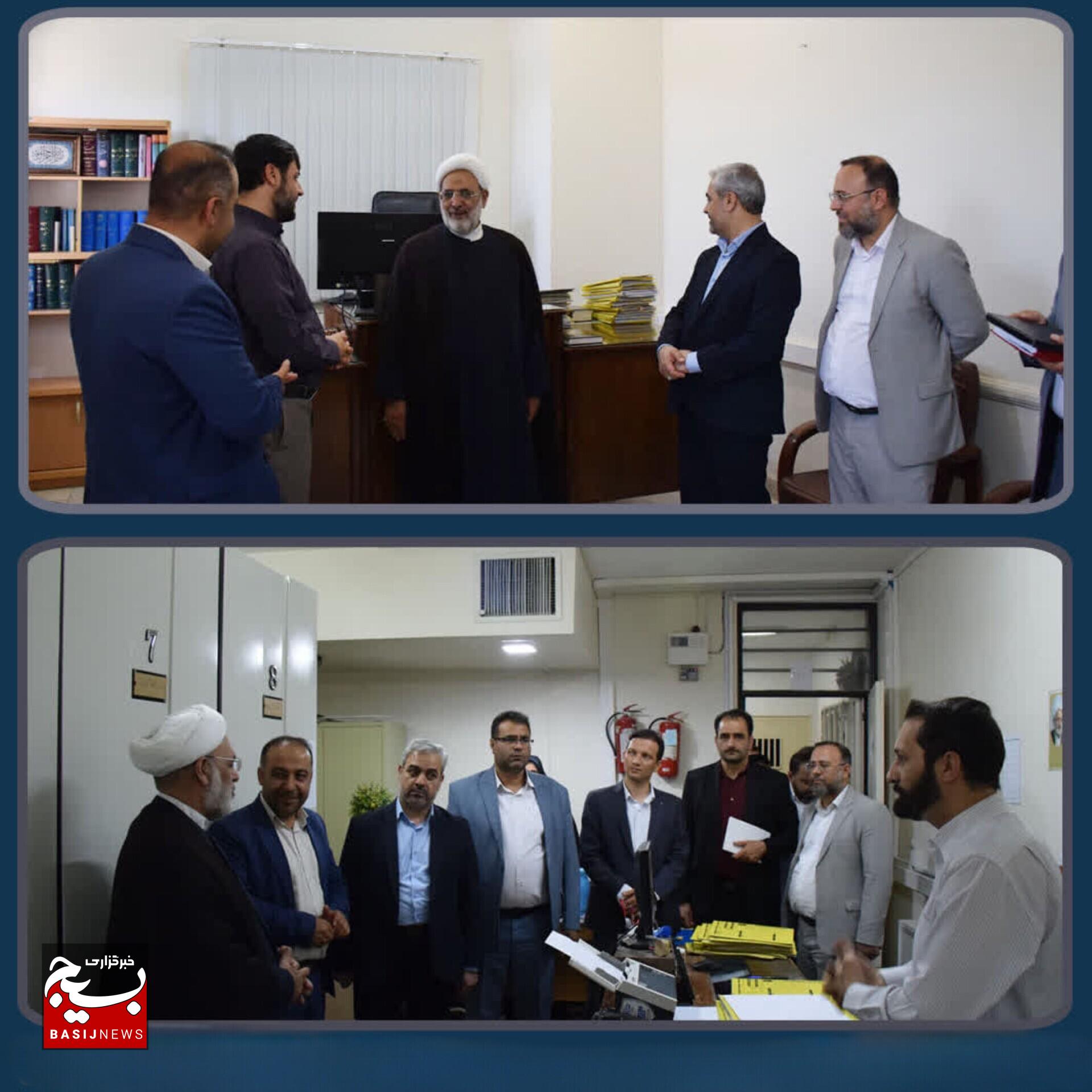 رئیس کل دادگستری استان سمنان از حوزه قضایی بخش بسطام بازدید کرد