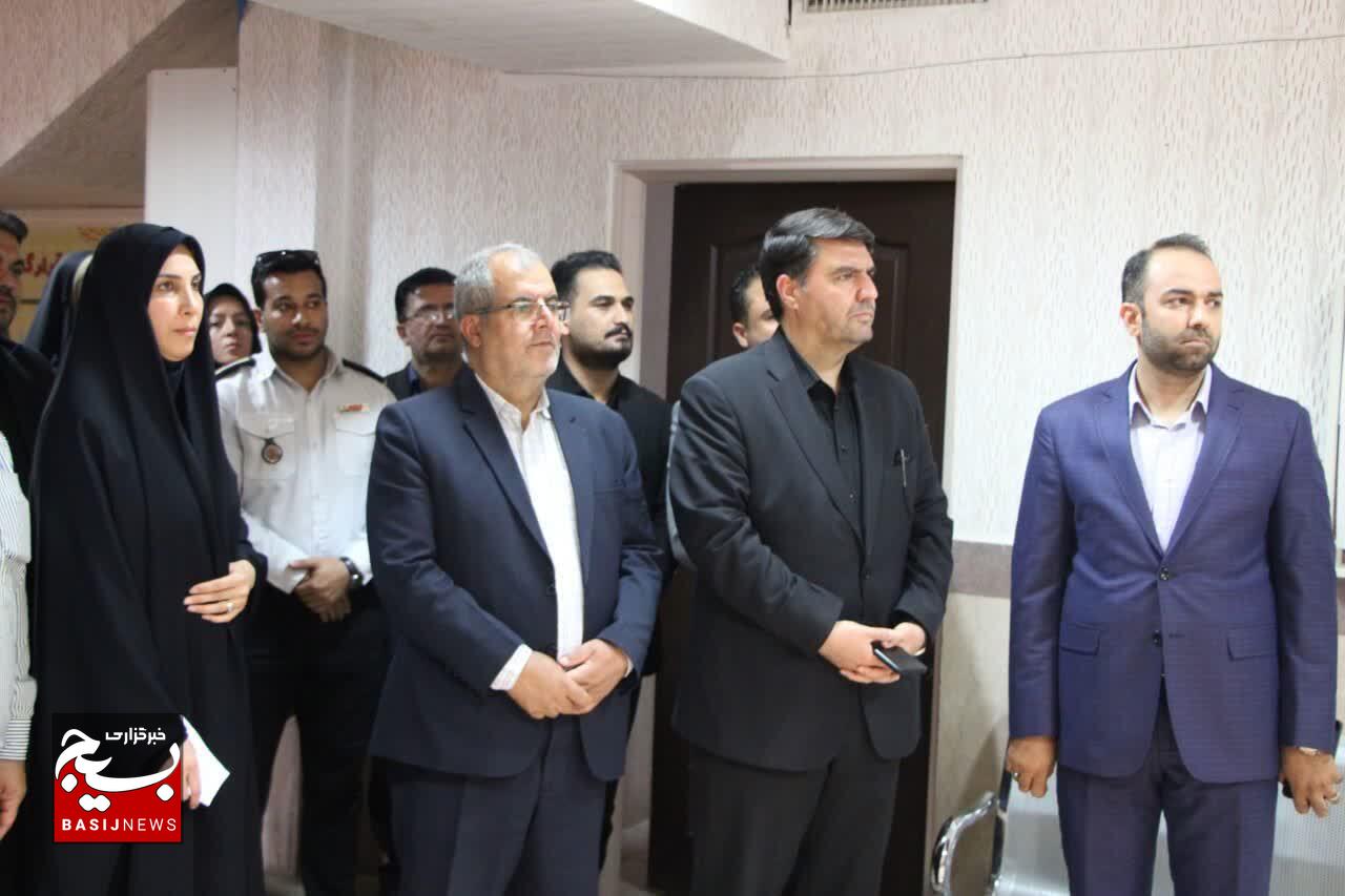برگزاری آیین افتتاح پروژه‌های عمرانی در روستای نصرت آباد