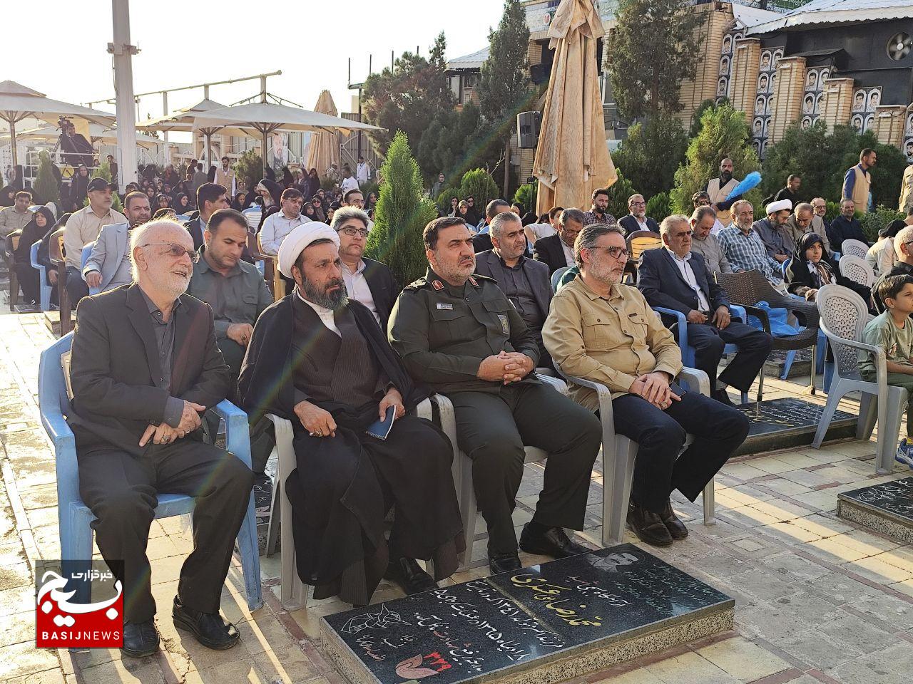 برگزاری مراسم سومین سالگرد سید حمیدرضا هاشمی در گلزار شهدای کرمان