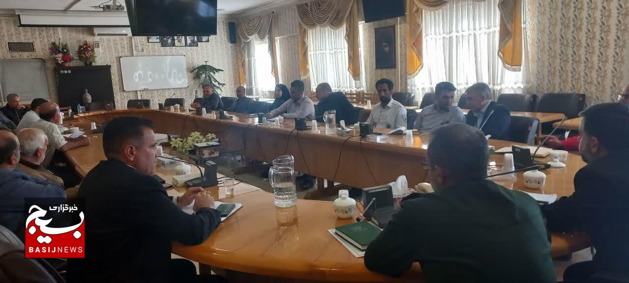برگزاری جلسه قرارگاه صنعتی خاتم‌الانبیا(ص) شهرستان اسدآباد استان همدان