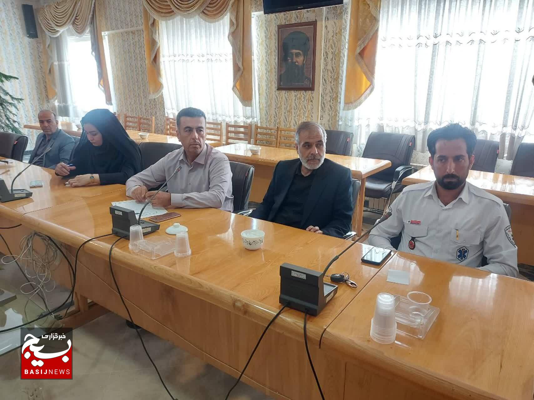 برگزاری جلسه قرارگاه صنعتی خاتم‌الانبیا(ص) شهرستان اسدآباد استان همدان