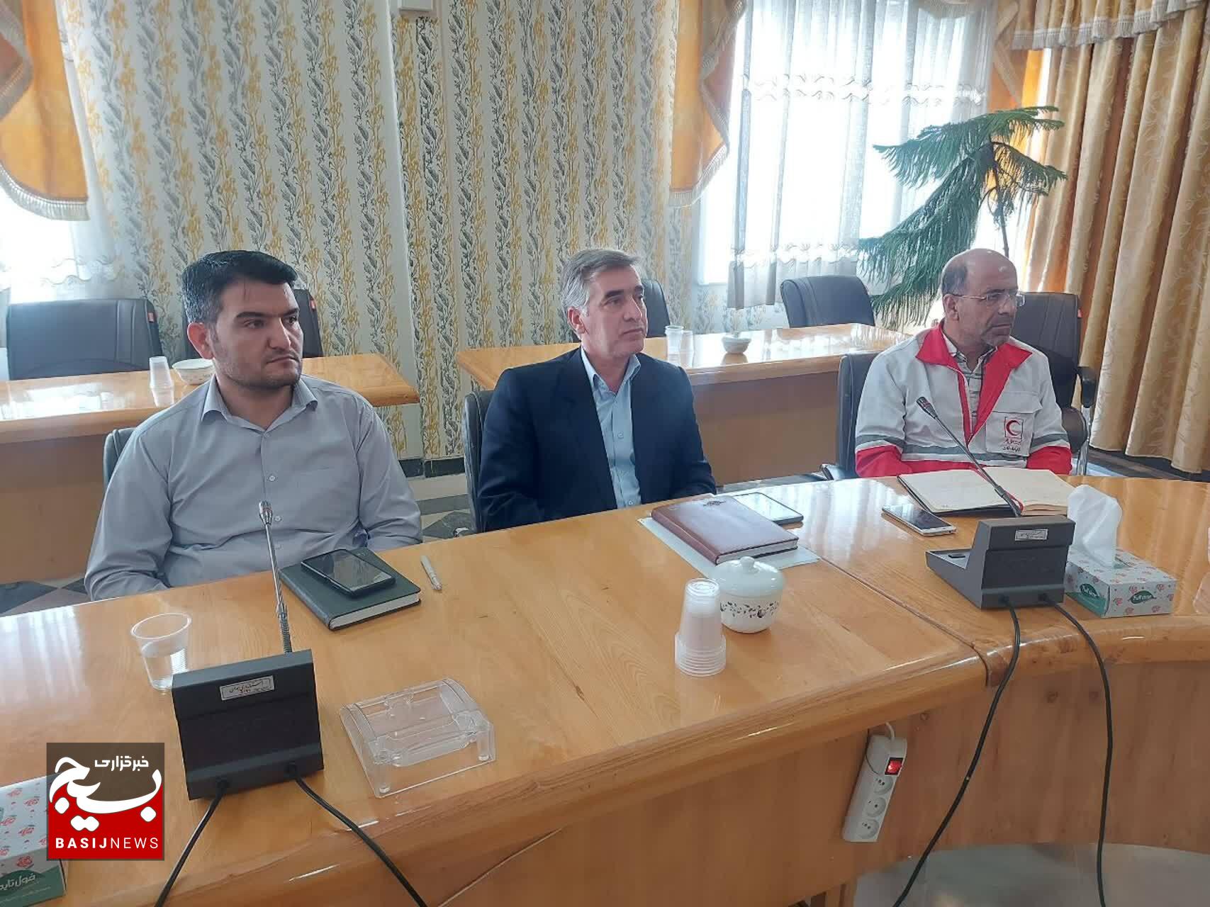 برگزاری جلسه قرارگاه صنعتی خاتم‌الانبیا(ص) شهرستان اسدآباد استان همدان