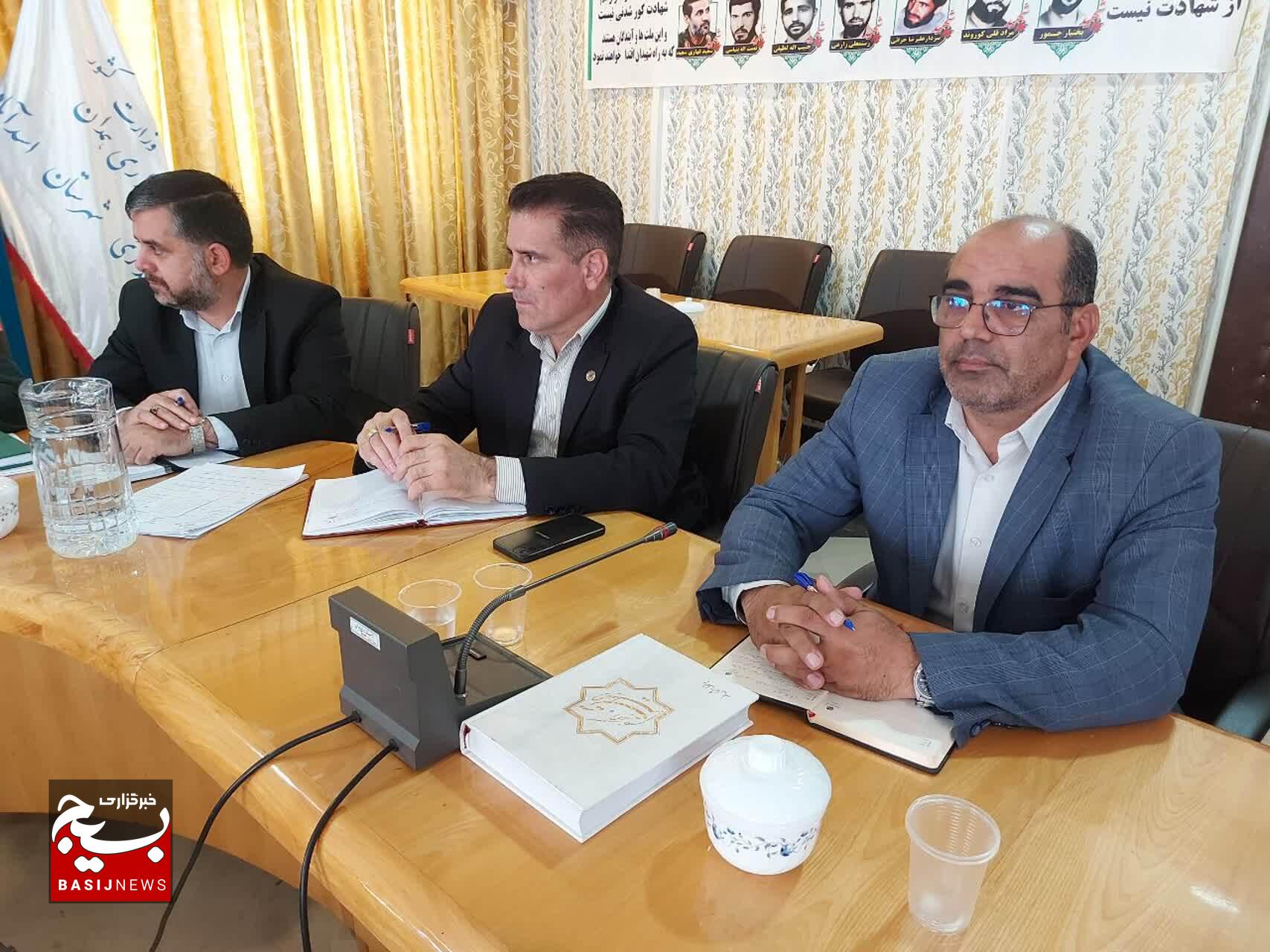 برگزاری جلسه قرارگاه صنعتی خاتم‌الانبیا(ص) شهرستان اسدآباد استان همدان