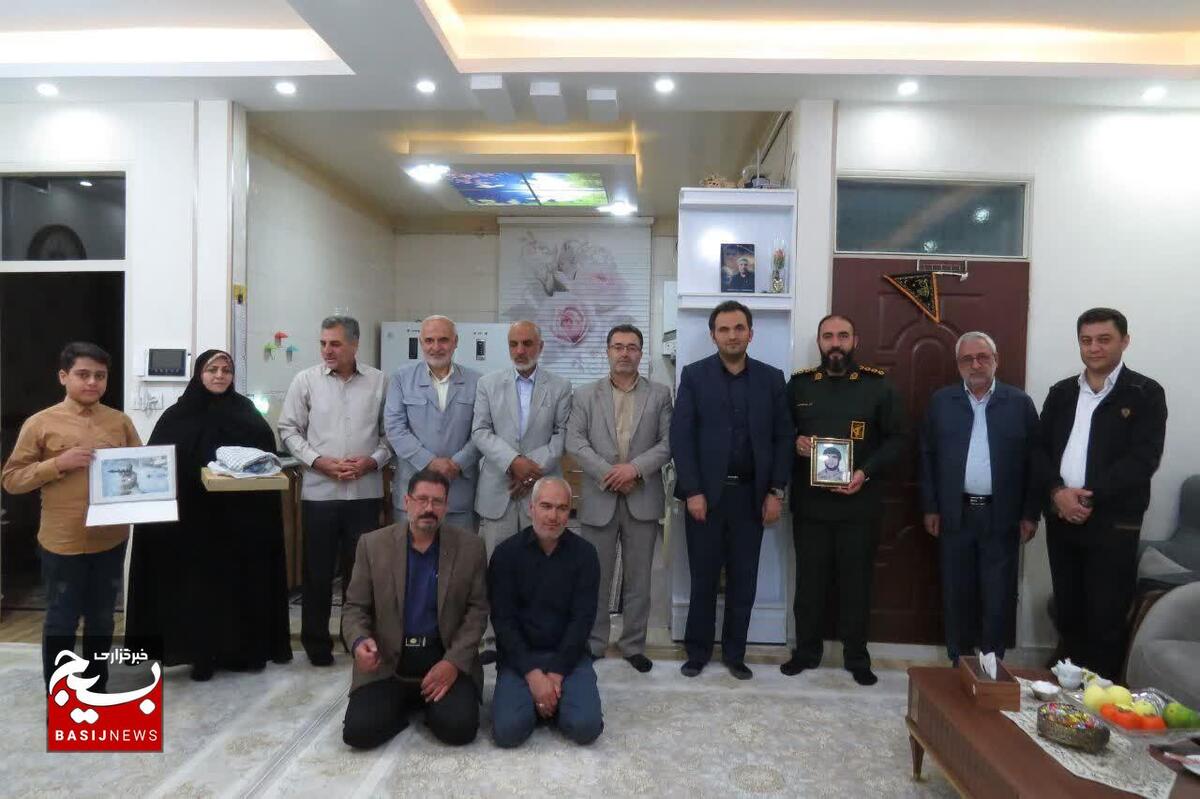 دیدار و دلجویی از فرزند شهید جاویدالاثر، فیض الله خدابنده لو