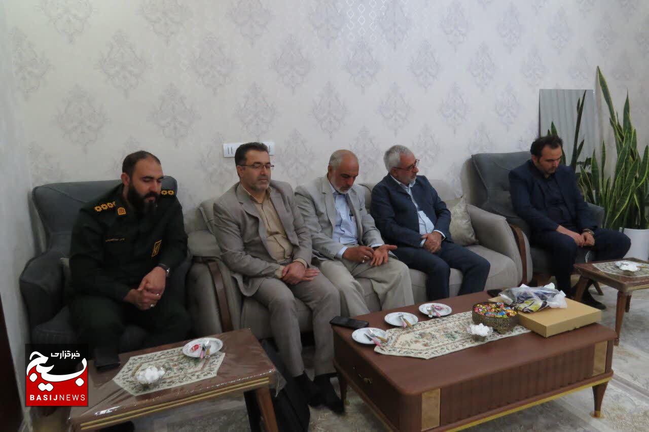 دیدار و دلجویی از خانواده شهید جاویدالاثر، فیض الله خدابنده لو