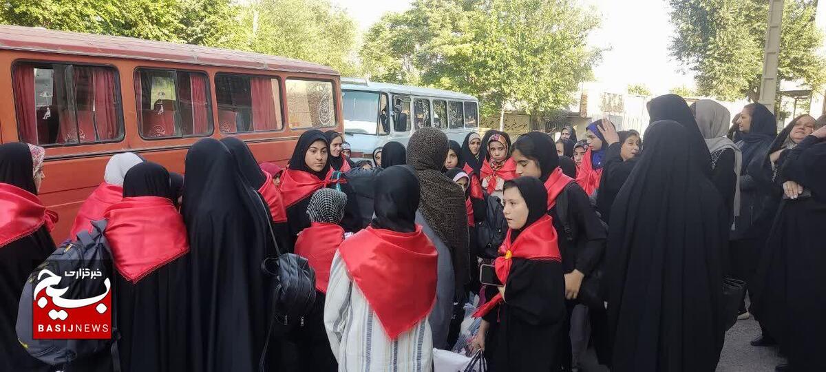 حضور گروه جهادی دختران حرکت با برکت، اشکفتک، در چمن چنگ