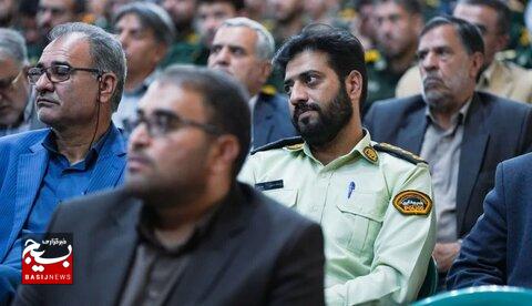 مراسم بزرگداشت شهدای وحدت و امنیت تیپ تکاور صاحب‌الزمان (عج) سیرجان