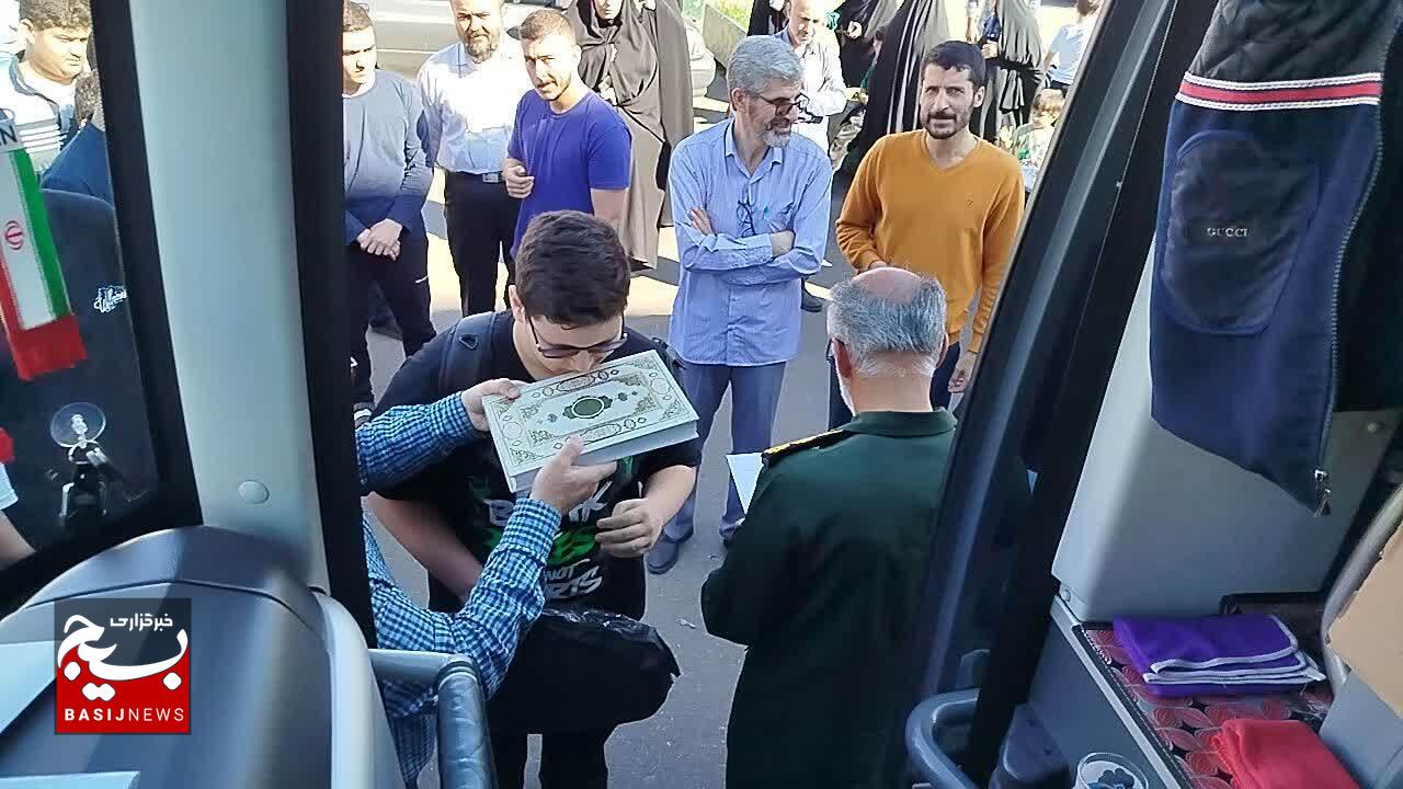 فرزندان پسر پایوران به مشهد مقدس اعزام شدند  