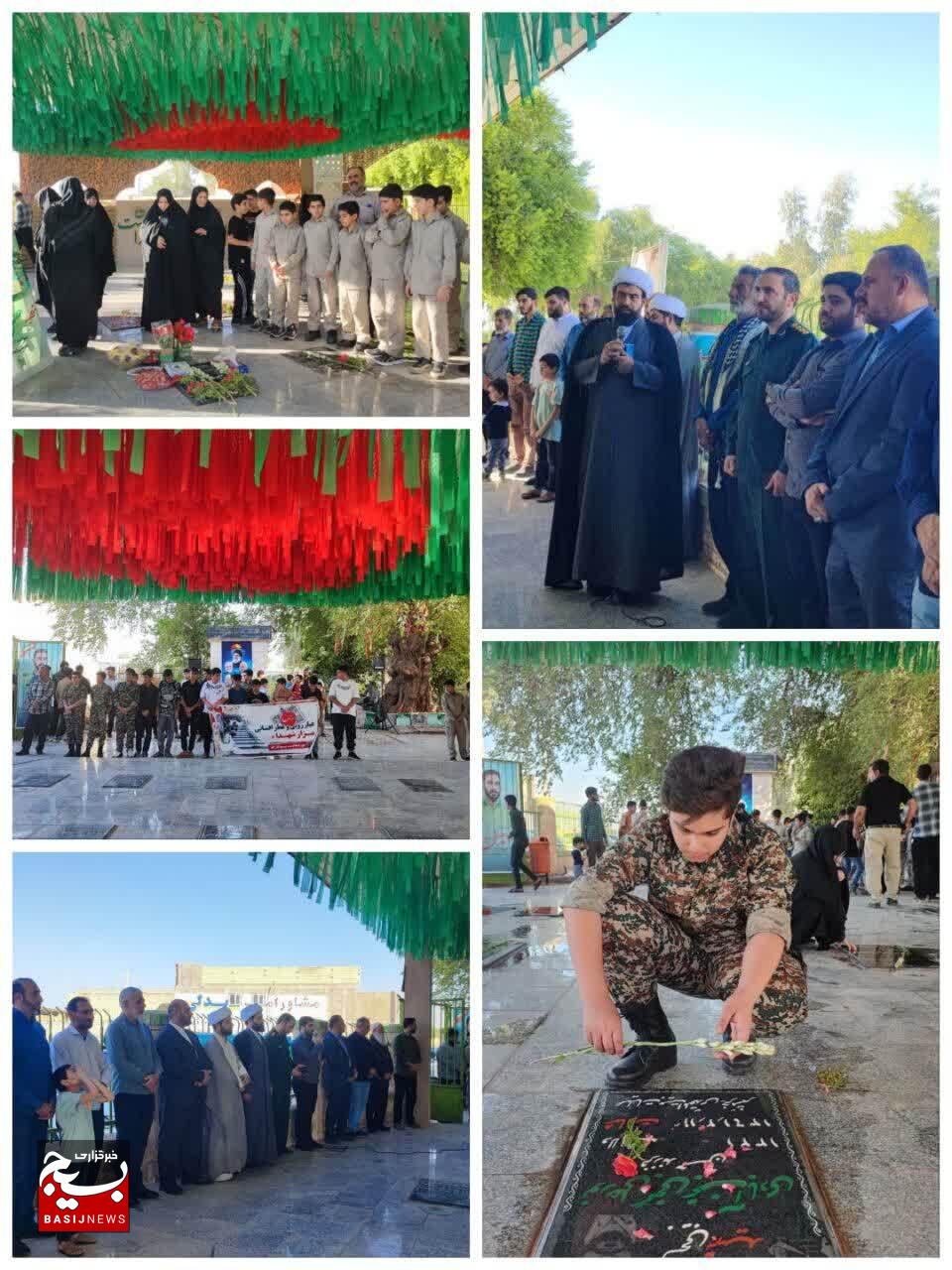 آئین «میهمانی لالهها» در گلزار شهدای صفیآباد برگزار شد آئین «میهمانی لالهها» در گلزار شهدای صفیآباد برگزار شد