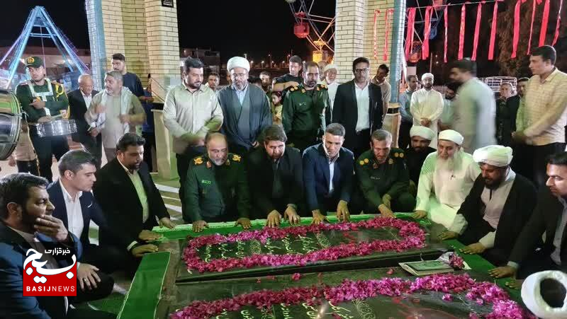افتتاح المان یادمان دو شهید گمنام شهر جویم